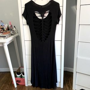 High-Low Black Dress